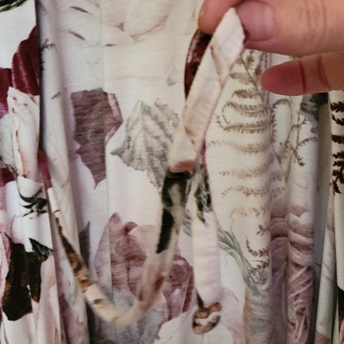 Posh Peanut Bamboo Robe XL Rose Floral Pockets Pregnancy Postpartum Nursing - Picture 8 of 11