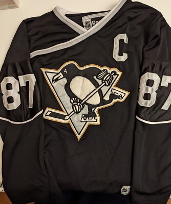 Reebok Pittsburgh Penguins 87 Sidney Crosby Jersey Women XL