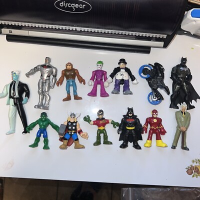 LOT of HEROES Imaginext DC Super Friends BATMAN DC COMICS TOY ACTION figures rz
