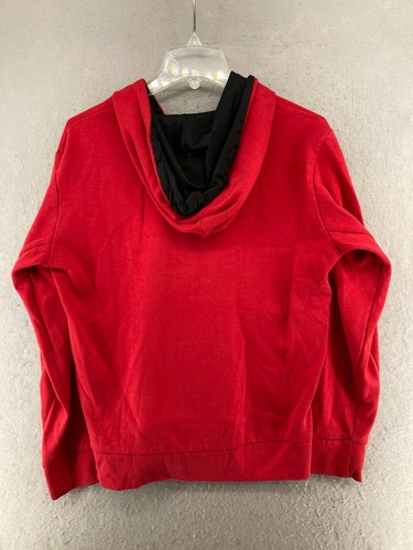 Tapout Mens Jacket Small Red Spellout Full Zip Athletic - Picture 11 of 12