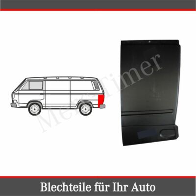 Kotflügel Hinten Ecke Reparaturblech für VW T3 Transporter 1979-92 Bus Links