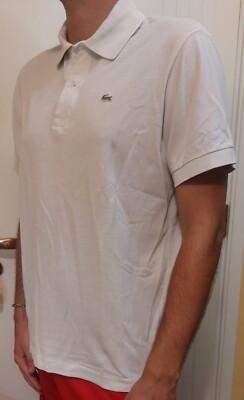 Lacoste Poloshirt Vintage Weiß XL