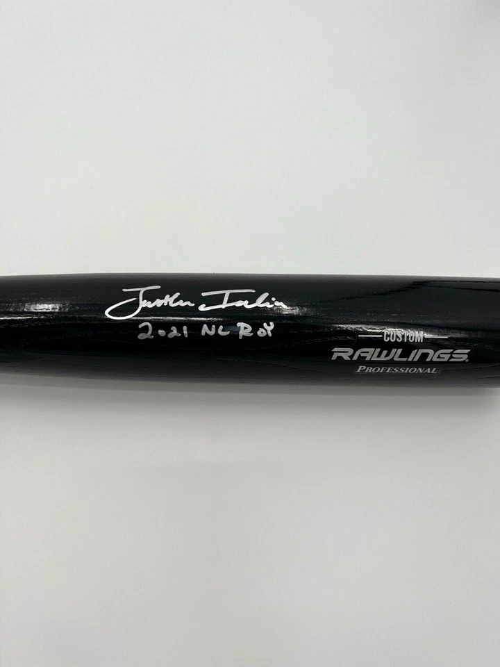 JONATHAN INDIA CINCINNATI REDS SIGNED RAWLINGS BASEBALL BAT PSA COA ROY INSC - Image 2 of 4
