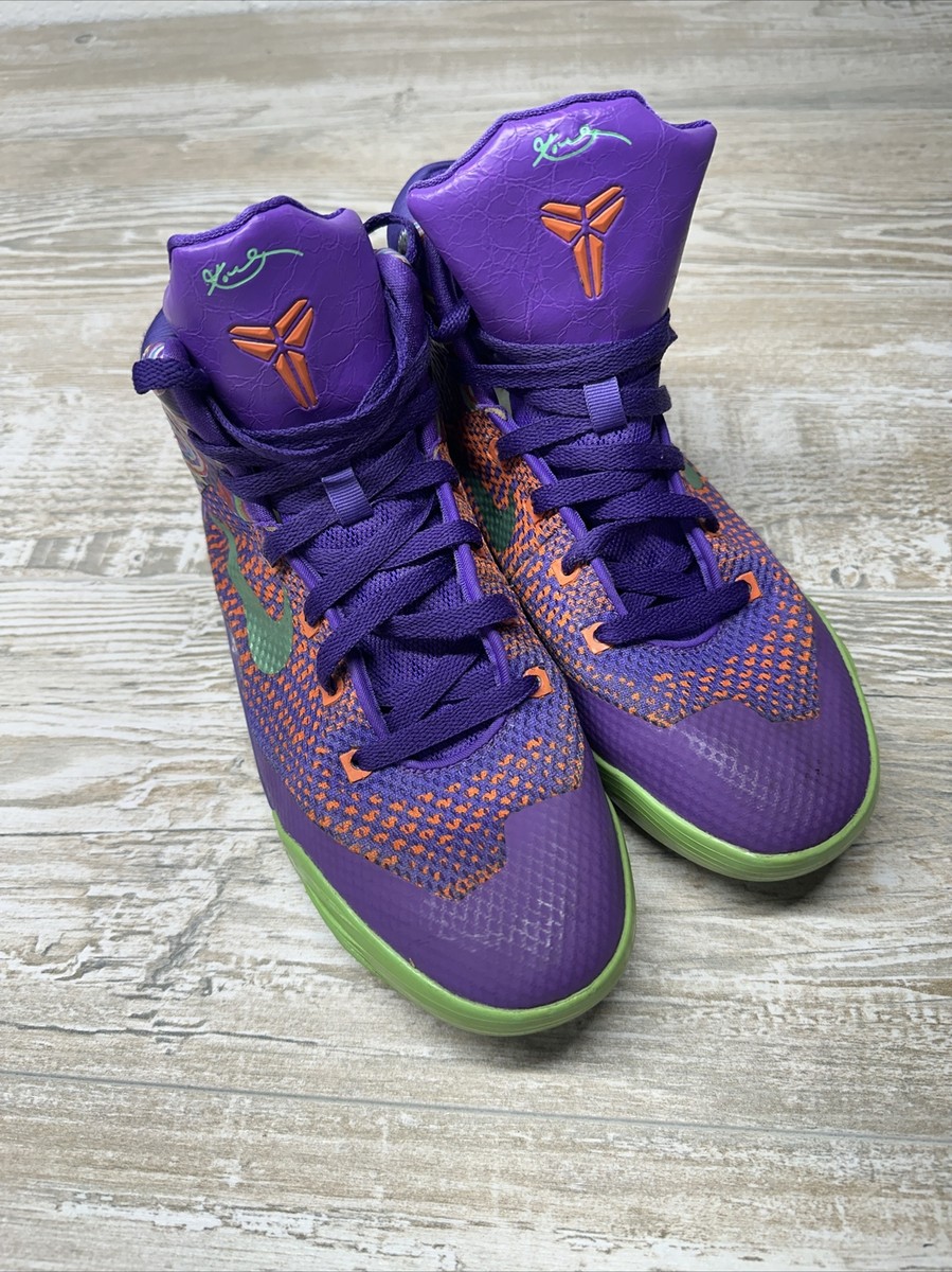 Nike Kobe 9 IX Elite GS Purple Venom Vivid Pink Size 7y 7 Sneakers