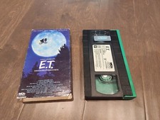E.T. ET The Extra Terrestrial VHS 1982 Rare Green and Black Tape Spielberg