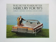 1973 Mercury Sales Brochure - Cougar Comet Montego Monterey Marquis