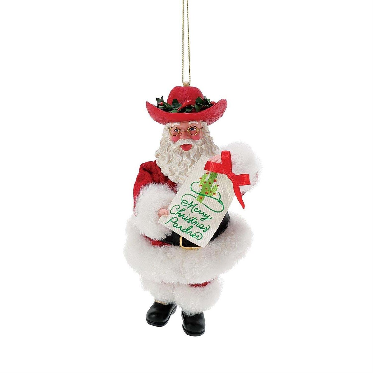 Possible Dreams Santas Merry Christmas, Pardner! Ornament 6015400