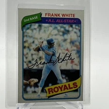 1980 Topps Frank White Baseball Card #45 NM-Mint FREE SHIPPING