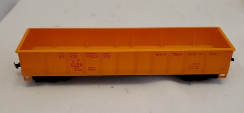 HO Union Pacific Gondola U P X159 Tyco Maintenance Of Way Orange Vintage - Picture 3 of 8