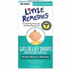 Little Remedies Gas Relief Drops Dye Free Gluten Free Natural Berry 1 oz 6 Pack