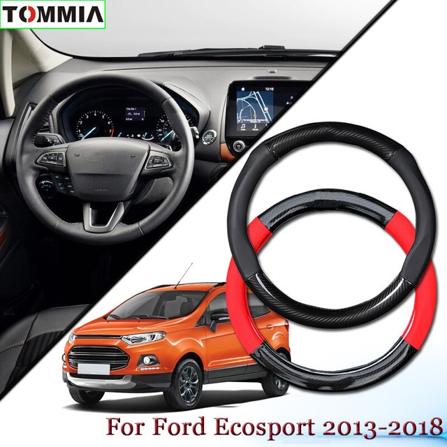 AntiSlip Carbon Fiber Leather Car Steering Wheel Cover For Ford
