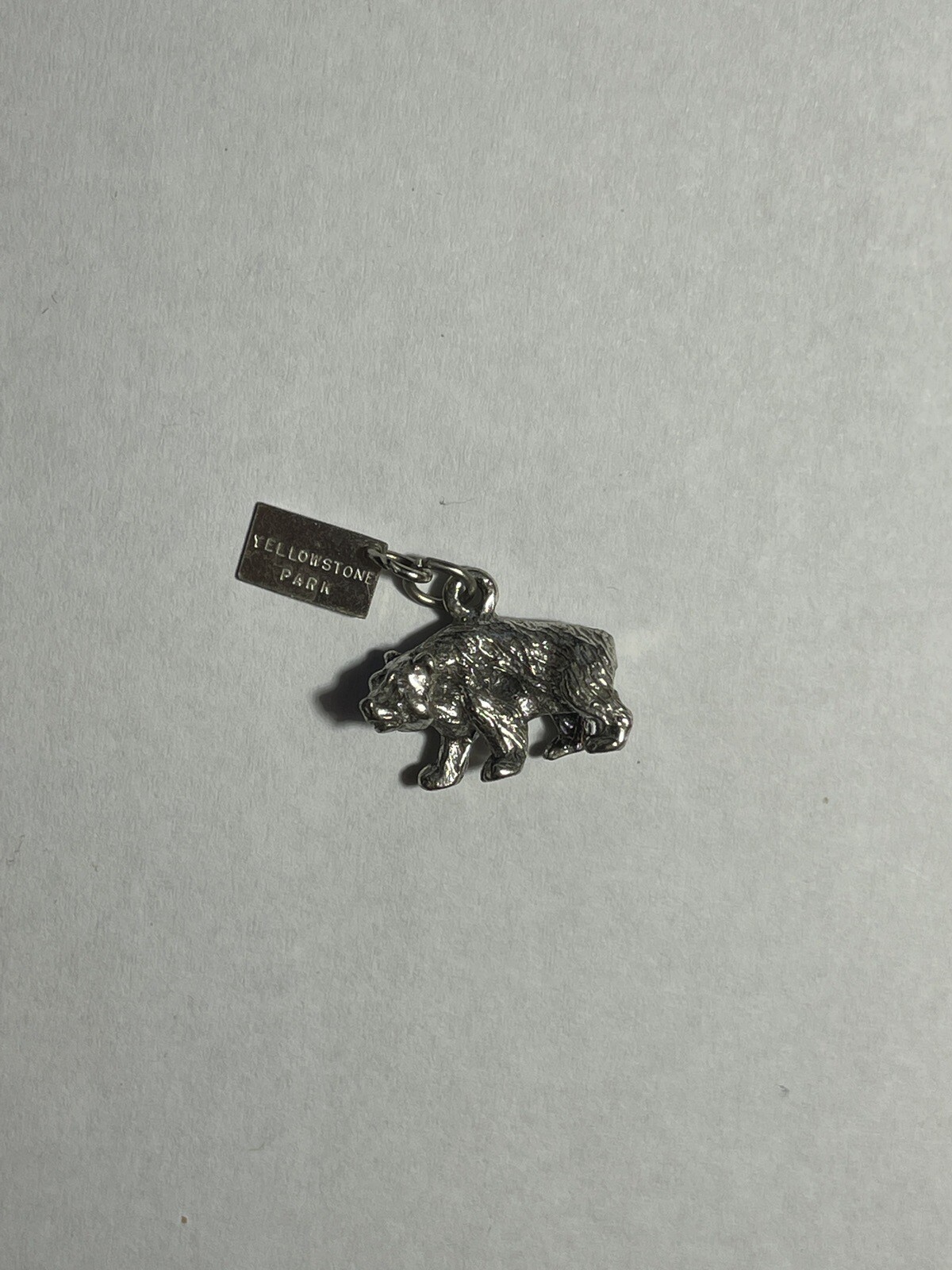 Sterling Silver 925 Solid Bear Charm - image 2