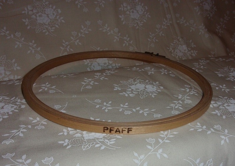 Vintage Pfaff Wood Embroidery Darning Sewing Hoop for Machine 9” Diameter