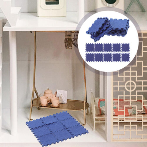  36 Pcs Dollhouse Mat Furniture Decor Miniature Interlocking Tiles Toy Room - Picture 1 of 19