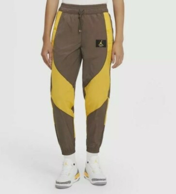 Nike Jordan Woven Pants Womens Ironstone University Gold CV7803