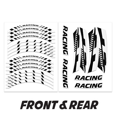 ZZDX 17'' Rim Wheel Stickers Decal Kit For Kawasaki VULCAN 650 15-20 19 18 17 16