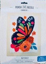 Needle Creations Punch Needle Kit  BUTTERFLY
