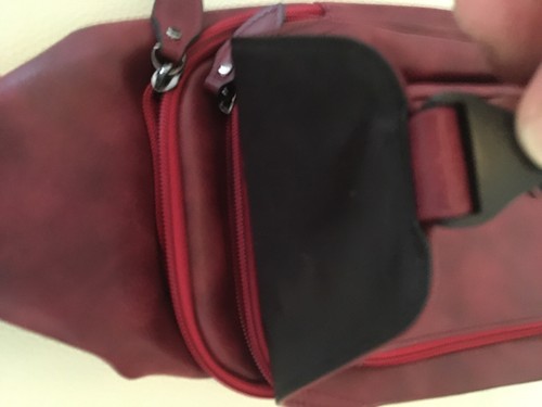 Brenice Women Embroidery Floral Chest Bag Vintage National Crossbody Bag - Brown - Picture 3 of 3