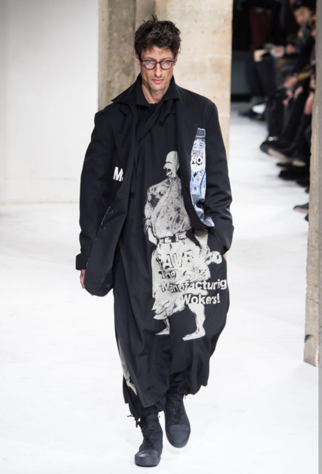 Yohji Yamamoto POUR HOMME 19aw Champao plain ver 17aw Look40.