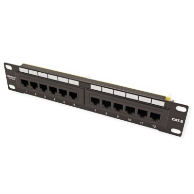 TRENDnet TC-P12C6 Patch Panel 12-Port Cat. 6 Unshielded