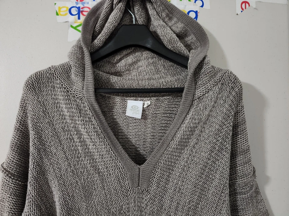 Rip Curl Sweatshirt Womens XS Mika Poncho Hoodie Pullover Sweater Beach Outdoor Foto 3 de 4