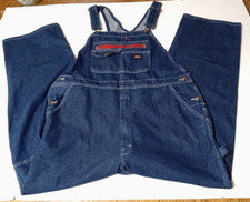 Genuine Dickies Overalls Size Large Dark Blue Denin