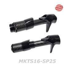 Black MKTS16 Split Bait Casting Reel Seat Kit (MKTS16-SP25) - Bonded