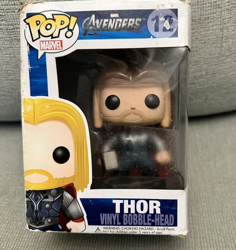 Funko POP! Marvel Avengers Thor #12 Vinyl Figure DAMAGED BOX SEE PICS