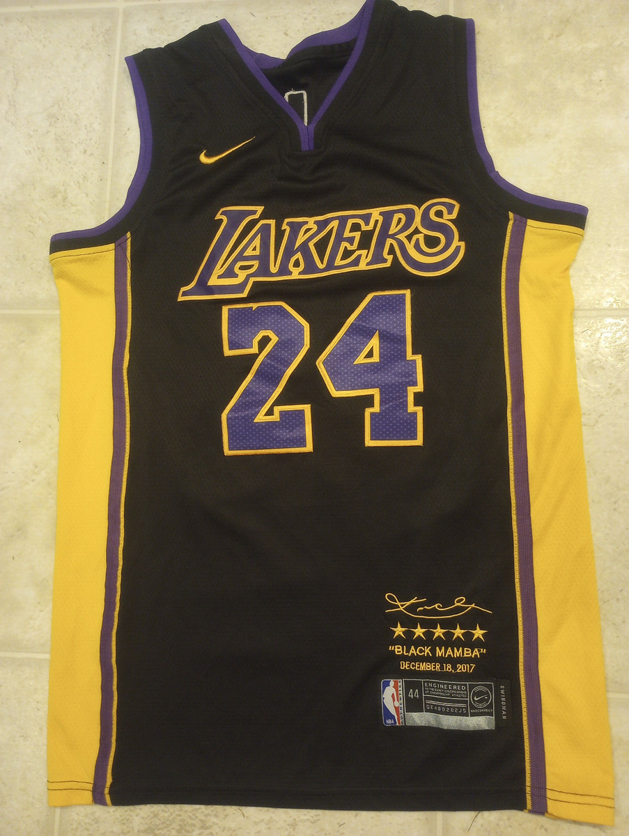 ウェア 2XL Nike Kobe Mamba Men's Swingman Nike Lakers Kobe Bryant Black Mamba Swingman Jersey (FW23