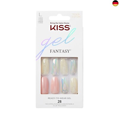 KISS Glam Fantasy Collection, Party's Over, Special FX Gel Nägel, enthält 28 k