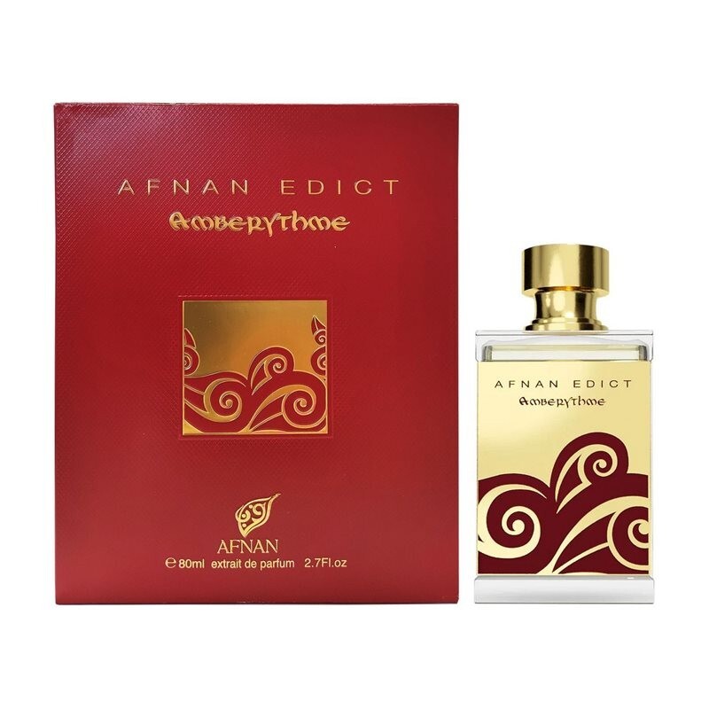 Edict Amberythme by Afnan 80ml Spray E.D.P for Women 2.7 oz New UAE