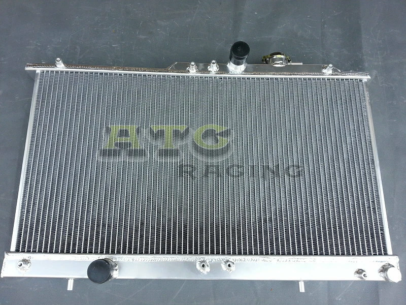Radiador de aluminio 2 filas para Eclipse GT 3.0 V6 2000 2001 2002 2003 2004 2005 Foto 3 de 4