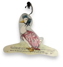 Stupell Wooden Hanger Beatrix Potter Jemima Puddle Duck Nursery Baby Made In USA