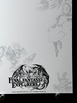 Final Fantasy Explorers PostCard Square Enix JAPAN Japanese