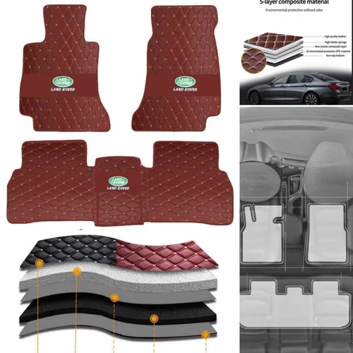 For Land Rover All Weather Car Floor Mats Custom Foot Pads Waterproof Carpets - Imagen 29 de 37