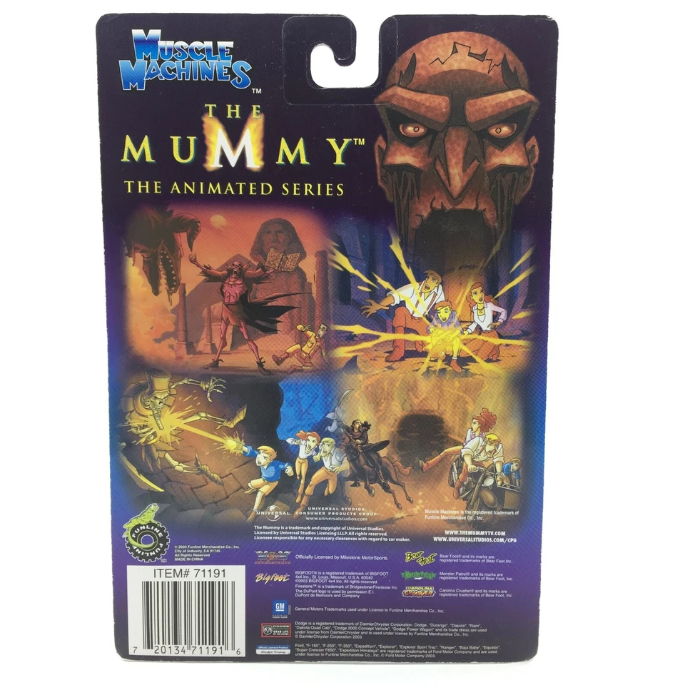 Muscle Machines The Mummy Carolina Crusher Monster Truck Pickup 4x4 Diecast 1/64 - Image 4 of 4