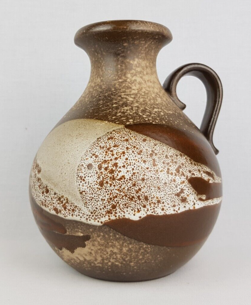 Vintage SCHEURICH KERAMIK Speckled Brown Vase 495-20 West German