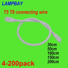 T5 T8 LED Integrated Tube Light Connecting Wire 30cm 50cm 100cm 150cm 200cm