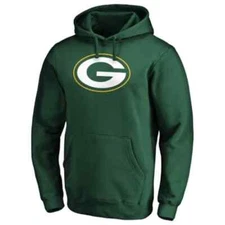 Green Bay Packers NFL Men's Gridiron Logo Hoodie Sweatshirt NWT