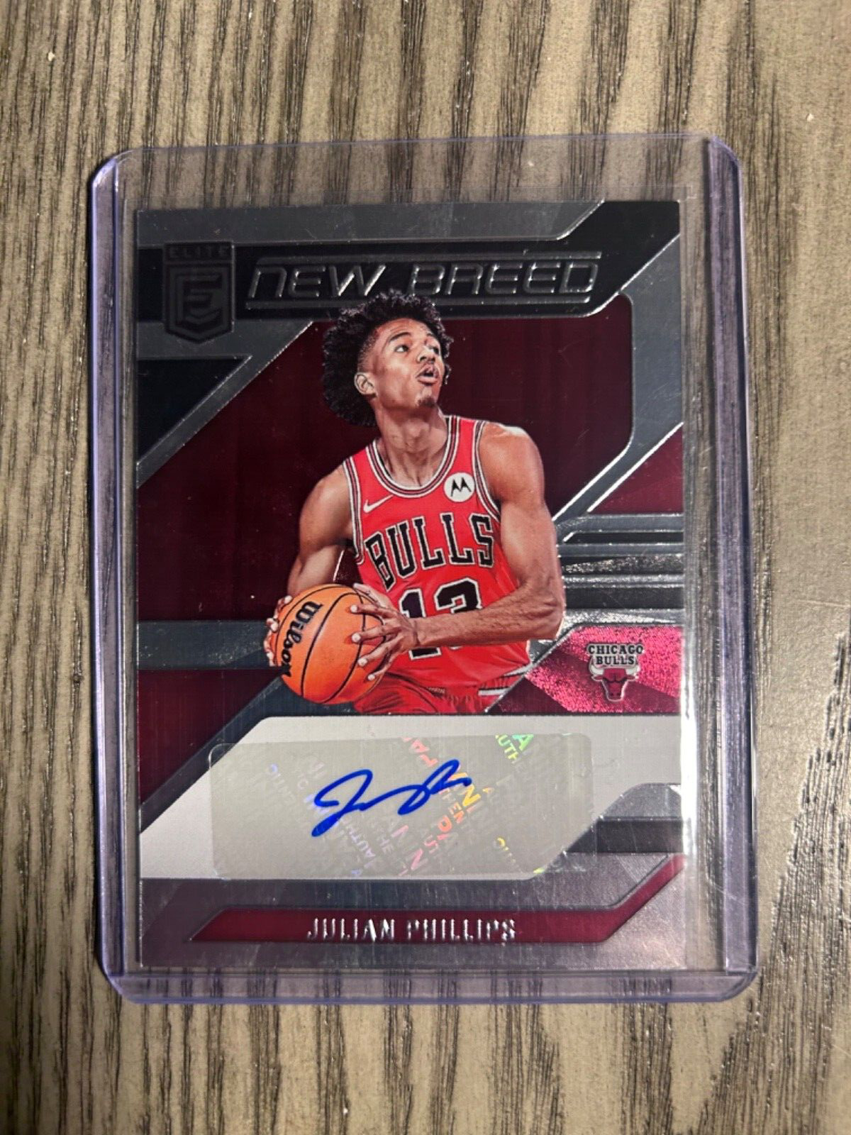 2023-24 Panini Donruss Elite New Breed Julian Phillips Rookie Auto #NB-JUL Bulls