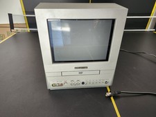 Sylvania 6509DD 9" TV/DVD Combo Retro Gaming CRT Television No Remote Tested