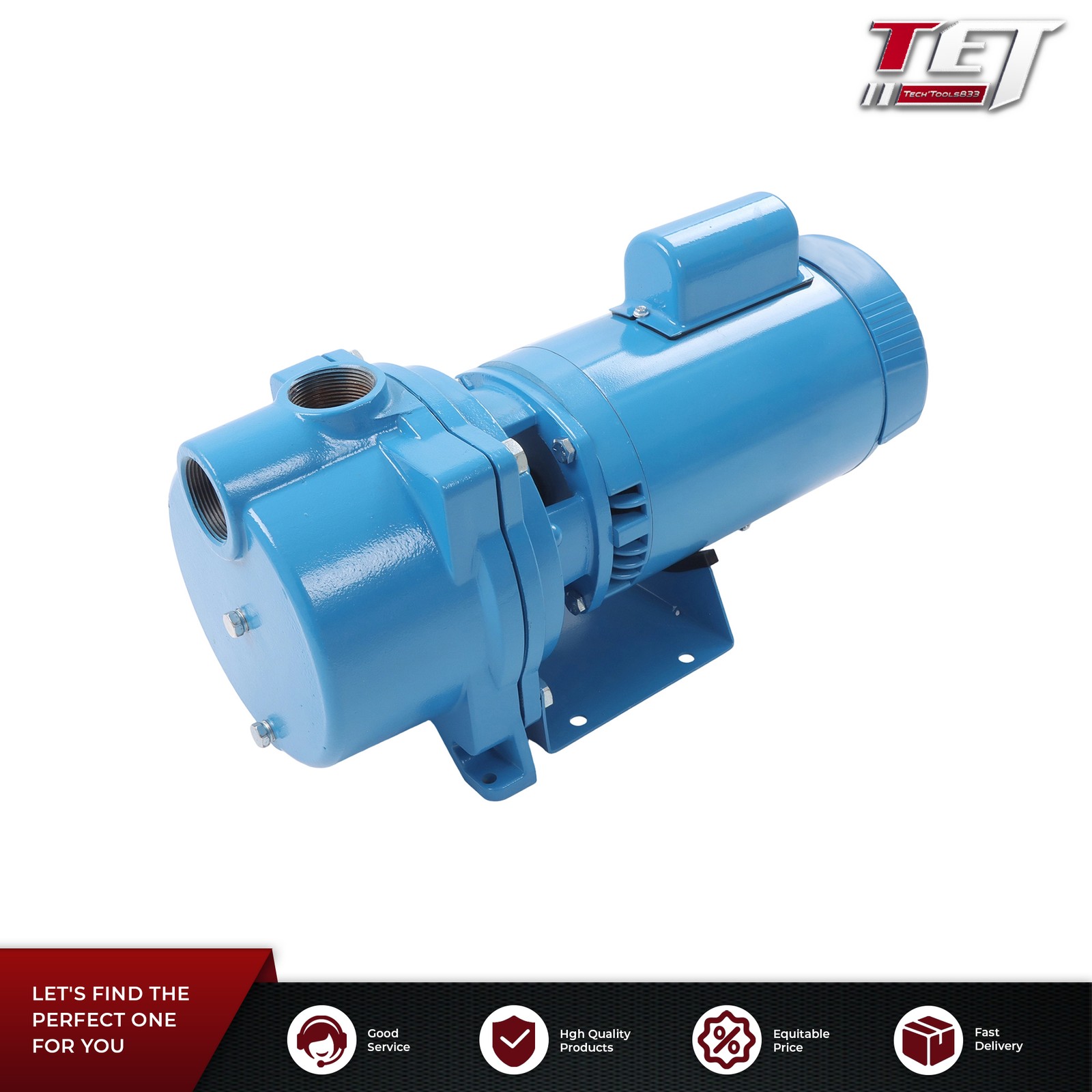1 Phase Centrifugal Irrigation Sprinkler Pump GT20 Self Priming 2 HP 230V