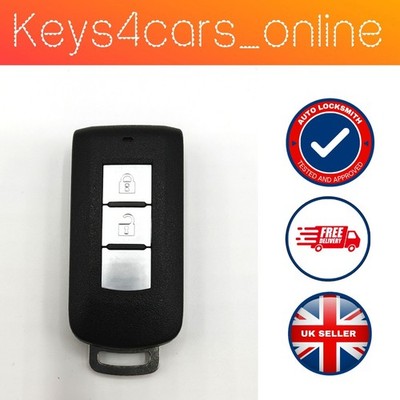 Mitsubishi MO03 MO04 L200 2015-2023 2 Tasten 433MHz ID47 Chip Fernbedienung Schlüsselanhänger