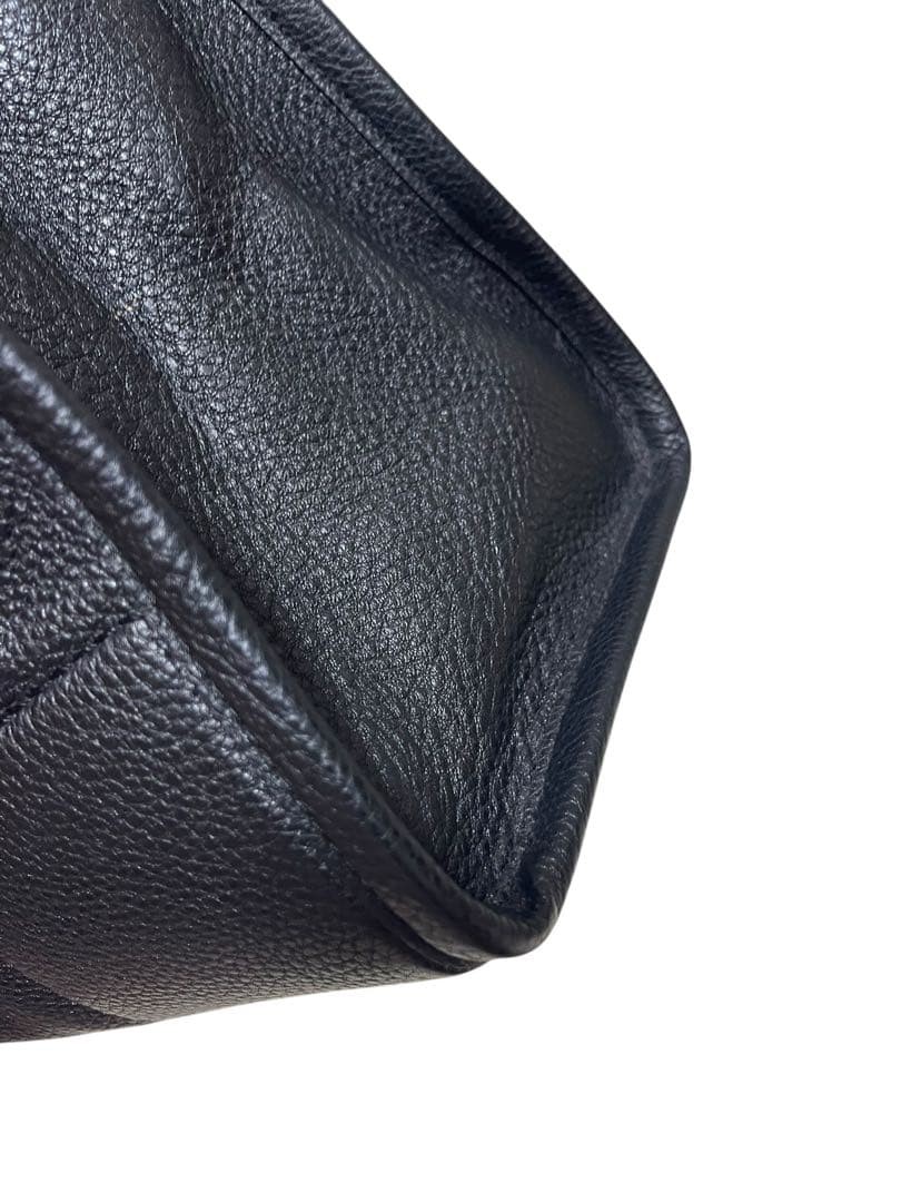 Tory Burch Tote Bag Leather Black Women's From Japan thumbnail 7