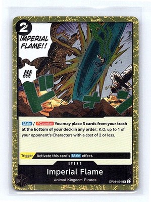 Imperial Flame Foil OP08-094 Two Legends R NM