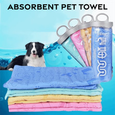 Synthetic Deerskin Pet Drying Towel Cat Bath Towel  for Dogs and Cats