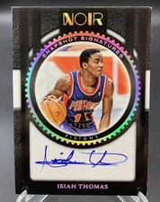 Isiah Thomas 2024-25 Panini Noir Snapshot Signatures Auto 67/99 #SS-ITH