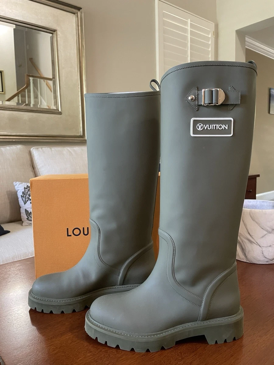 Louis Vuitton 長靴36最終値下げ！ LOUIS VUITTON - LOUIS VUITTON(ルイヴィトン) レインブーツ 36
