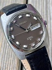 Seiko Lord Matic 5606-8010T 25 Jewels orologio da polso automatico originale anni 70