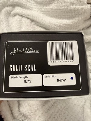 John Wilson Gold Seal Eiskunstlauf Kufen. Länge: 8.75 Neu und Versiegelt